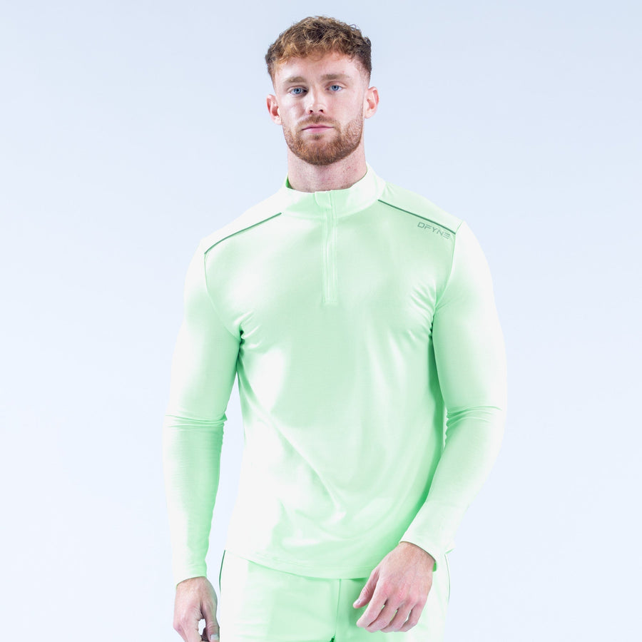 Haut quart de zip Charge Menthe