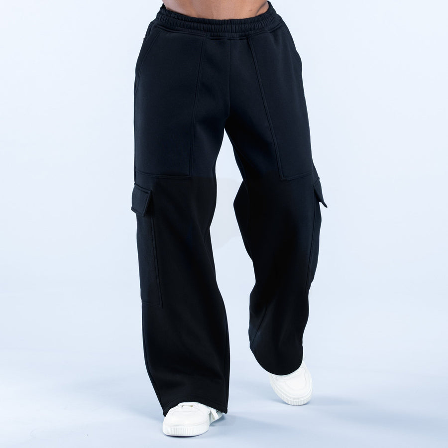 Jogging droit cargo Recharge Noir minuit