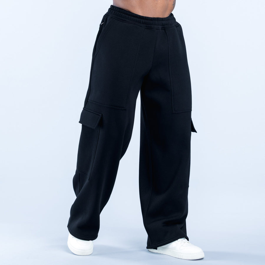 Jogging droit cargo Recharge Noir minuit